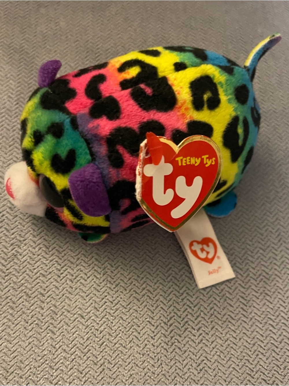 BNWT TY Teeny Tys Jelly 2016 Stackable Plush Stuffie
